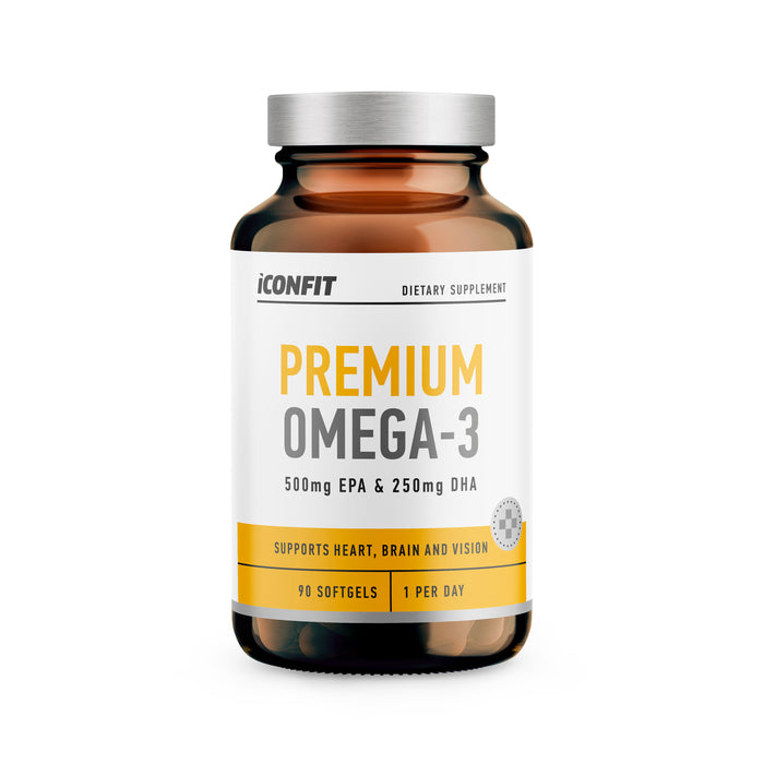 ICONFIT Premium Omega 3 (90 minkštosios kapsulės)