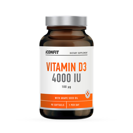 ICONFIT Vitamin D3 4000 IU (90 Capsules)