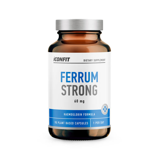 ICONFIT Ferrum Strong 90 capsules iron supplement bottle