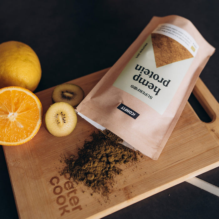 ICONFIT Superfoods Ekologiškas kanapių baltymas 50% 200 g
