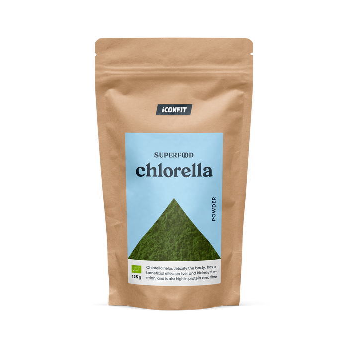 ICONFIT Ekologiški chlorelos milteliai (125 g)
