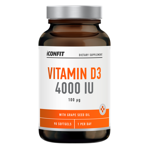 ICONFIT Witamina D3 4000 IU (90 kapsułek)